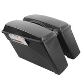 Motorcycle Hard Saddlebags For Harley Touring Road King Street Electra Glide 1994-2013 Dyna Softail Sportster