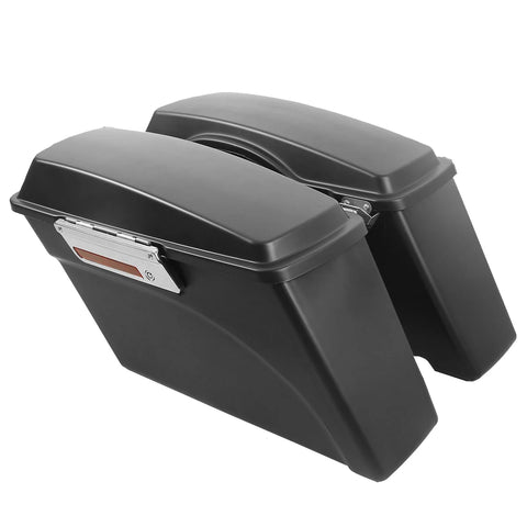 Motorcycle Hard Saddlebags For Harley Touring Road King Street Electra Glide 1994-2013 Dyna Softail Sportster