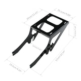 Motorcycle 2-Up Mounting Rack For Harley Tour Pak Softail Heritage Classic FLHC Deluxe FLDE 2018-2022