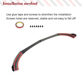 Car Front Bumper Lip Spoiler For Mercedes Benz W213 E300 E400 E350 Sport 2016-2020 Front Bumper Lip Chin Carbon Fiber Body Kits