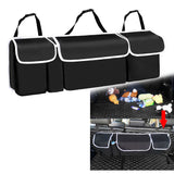 Car Trunk Organizer Oxford Adjustable Interior Accessories Back Seat Storage Bag 4 Pocket