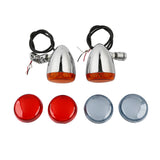 Motorcycle Turn Signal Light With Bracket For Harley XLH883 Hugger Dyna Wide Super Glide Street Fat Bob FXDF Bad Boy Cross Bone