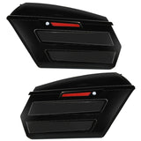 Motorcycle  Hard Chopped Performance Saddlebag Bags For Harley Touring Road King Road Glide Street Glide 2014-2023
