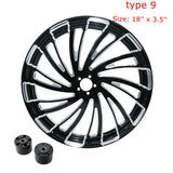 Motorcycle 18" 21" 23" 26" inch Front Wheel Rim Dual Disc with Hub For Harley Touring Road King Electra Street Glide 2008-2022