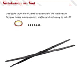 Side Skirts For BMW 3Series F30 320i 328i 335i M Sport Side Skirts Extension Lips Sedan 4-Door 2012 - 2017 Carbon Fiber / FRP