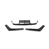 Car Rear Bumper Diffuser Lip Spoiler for BMW F80 M3 F82 F83 M4 Bumper 2014-2018 Sedan Carbon Fiber / ABS Black Rear Bumper Cover