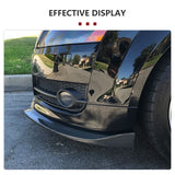 Carbon Fiber Front Bumper Lip Spoiler for Audi TT 8J MK2 Convertible Coupe 2-Door 2008-2009 Front Lip Splitters Bumper Guard