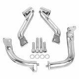 Motorcycle Driver Floorboard Footboard Mount Bracket Kit For Harley Touring Road King Road Glide 2017-2022