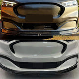 Front Bumper Lip Chin Spoiler Splitter Diffuser Body kit Protection Guard Deflector For Ford Mustang Mach E 2021-2022