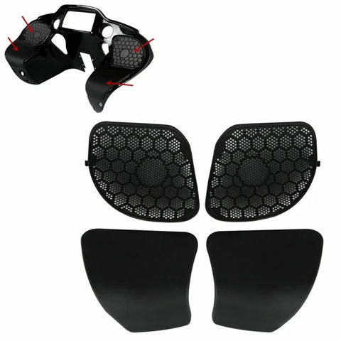 Fairing Glove Box Doors Speaker Grilles Fit For Harley Road Glide 2015-2024
