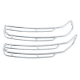 Chrome Saddlebags Lid Top Rail Guards For Harley Touring Road King Street Electra Glide FLH FLHX FLHS FLHTK FLTC 2014-2024