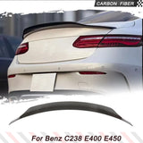 Carbon Fiber Car Rear Trunk Racing Spoiler Lip For Mercedes Benz E Class W238 C238 E400 E450 Coupe 2017-2019 Rear Boot Wing