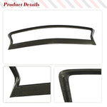 Real Carbon Fibe Front Racing Grill Grille For Infiniti Q50 Q50S 2018-2023 Car Front Bumper Grill Outline Trim Cover Overlay