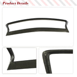 Real Carbon Fibe Front Racing Grill Grille For Infiniti Q50 Q50S 2018-2023 Car Front Bumper Grill Outline Trim Cover Overlay
