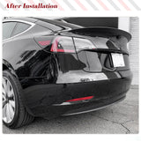Matte Carbon Fiber Car Rear Trunk Boot Lip Wing Racing Spoiler for Tesla Model 3 2023 Car Rear Trunk Spoiler Wing Lip