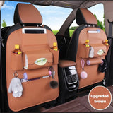 Car Seat back Storage Organizer Bag Universal PU Leather Multifunction Storage Box Stowing Tidying Pocket Auto Styling