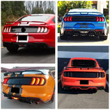 GT Style Car Rear Trunk Spoiler Lip Boot Wing Lip For Ford Mustang S550 2015-2021 Car Rear Spoiler Wing Lip Extension Body Kit