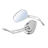 8mm Side Rear View Mirrors Fit For Harley CVO Road Glide 2023-2024