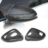 Carbon Fiber Car Mirror Covers for Audi B9 A4 S4 A5 S5 RS5 2017-2019 2PCS Car Side Replacement Mirror Cover Cap Factory Outlet