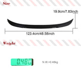 Car Rear Trunk Spoiler Wing for BMW 3 Series F30 F35 F80 M3 Sedan 2012-2019 Rear Trunk Spoiler Boot Lip Wing Lip Dry Carbon
