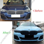 For BMW 5 Series G30 G38 M Sport 2021 2022 2023 FD Style Black Front Lip Front Bumper Diffuser Lip Splitter Spolier Body Kit