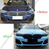 For BMW 5 Series G30 G38 M Sport 2021 2022 2023 FD Style Black Front Lip Front Bumper Diffuser Lip Splitter Spolier Body Kit