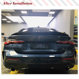Dry Carbon Fiber Trunk Racing Spoiler for BMW 4 Series G22 G82 M4 Coupe 2021-2023 Auto Rear Boot Lid Highkick Spoiler Wing Lip
