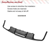 Carbon Fiber / FRP Car Rear Diffuser Lip Bumper Gaurd for CLS-Class Mercedes-Benz W218 CLS63 AMG CLS320 CLS350 Sedan 2015 - 2017