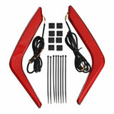 Motorcycle LED Rear Saddlebag Light Accent For Honda Goldwing 1800 GL1800 2018-2024 Red Smoked Clear Lens