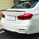 M3 M4 MP PSM Style Carbon Fiber Rear Trunk Lid Boot Ducktail Lip Spoiler Wings For BMW 3 Series F30 F35 320i 325i 330i Tuning