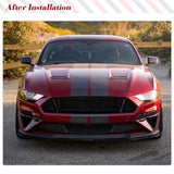 Prepreg Dry Carbon Fiber Rearview Side Mirror Cover for Ford Mustang GT500 2015-2023 Car Accessories With Turn Signals Assist