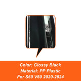 Front Bumper Lip Front Shovel Chin Splitter Body kit 3Pcs/Set Black White Painted For Volvo S60 V60 2020 21 22 23 24 Accessories