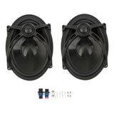 5"x7" Saddlebag Lid Speakers For Harley Touring Models Electra Street Road Glide FLHTCU FLHR FLTR FLHRC 94-UP Black