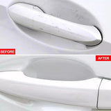 8PCS Universal Car Door Handle Bowl Scratch Protective Stickers Transparent Car Handle Anti-collision Protection Strip