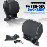 Motorcycle Black Rear Passenger Seat Tailstock Backrest Back Rest Cushion Pad FOR VOGE SR250GT SR250 SR 250 GT 250GT