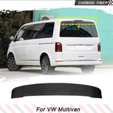 Carbon Fiber Car Rear Trunk Roof Racing Spoiler Wing for Volkswagen VW Multivan 2015 - 2020 Rear Roof Wing Spoiler Extention Lip
