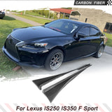 Real Carbon Fiber Car Side Skirts Spoiler Lip For Lexus IS250 IS350 F Sport 2013-2020  Car Side Skirts Apron Extension Lip