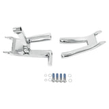 Motorcycle Front Driver Footboard Mount Bracket Kit For Harley Softail Heritage Classic FLDE FLHC FLSL 2018-2023