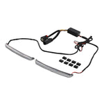 Motorcycle LED Saddlebag Run Brake Turn Lamp Lights For Harley Touring 2014-2023