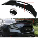 For Honda Civic 10th Gen Sedan 2017-2020 Civic R Style Spoiler Car Rear Truck Spoiler Lip Ducktail Wing Car Accessories Body Kit