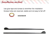 Car Side Skirt Extension Rocker Plate Separator Bumper for BMW 3 Series G20 G28 LCI  M Sport 2022 2023 Carbon Fiber Side Skirts