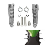 Front Driver Footpegs Footrest For Kawasaki Ninja 400 2018-2023 Z400 2019-2022 ZX-4RR 2023