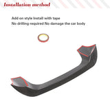 Real Carbon Rear Trunk Roof Spoiler Boot Wing Fit For BMW I3 Hatchback 2014-2020 Rear Top Window Wing Lip FRP Glossy Black Wing