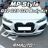 G22 Lip MP Style G23 G26 Front Bumper Lip Splitter Spoiler Diffuser For BMW 4 Series G22 G23 G26 2020-2023 Accessories Body Kit