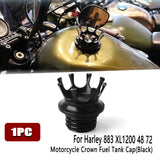 Motorcycle Fuel Tank Cap Gasoline Decorative Cap For Harley Sportster 883 XL1200 48 72 Dyna Softail Road King