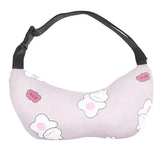 2-Pack Adorable Ultra-Soft Car Seat Pillows with Secure Belt - Ensures Peaceful Restful Naps on the Go - Enhanced Safety amagi