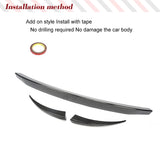 Carbon Fiber Rear Trunk Racing Spoiler for Porsche Macan SUV 4Door 2014-2017 Factory Outlet Car Middle Window Top FRP Wing Lip