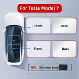 Upgrade Ice Crystal Sunroof Sunshade For Tesla Model 3 Highland 2024-2017 Car Sun Visor For Model Y 23-21 Interior Accessories