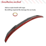 Carbon Fiber Rear Trunk Spoiler Boot Lip Wing Lid for BMW 2 Series F22 F87 M2 Coupe 2014 - 2019 Carbon Fiber Rear Trunk Spoiler