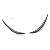 Real Carbon Front Bumper Splitters Canard Fins Side Lip for Audi R8 V8 V10 2007-2015